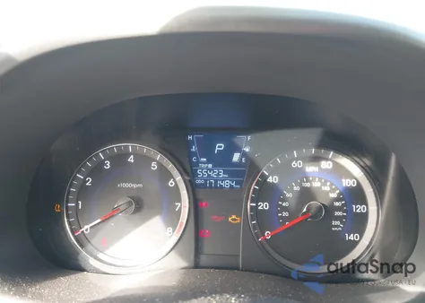 2012 Hyundai Accent Gls из США, поврежденный, VIN KMHCU4AE6CU193959